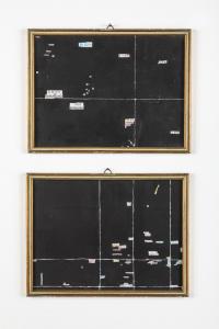 Vincenzo Casali, Geografie mentali, TOKYO -GERUSALEMME 2004, dittico, 19x25 cm